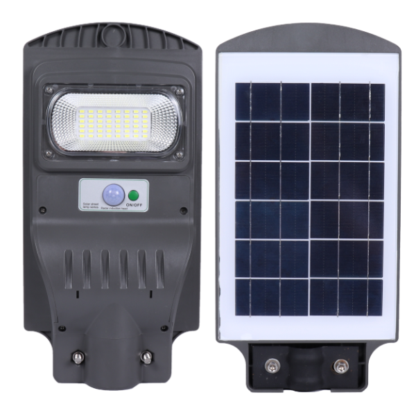 Motion Sensor Photocell Streetlight Abs Waterproof Ip65 30w Outdoor All In One Led Solar Street Light