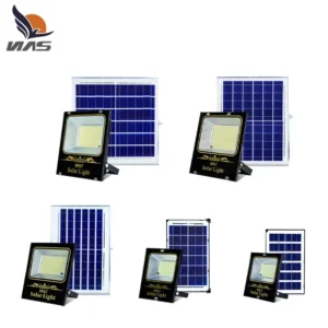 New Design Super Bright High 60W 100w 200w 300W Solar Panel Waterproof IP66 Efficiency Outdoor Solar LED Flood Light