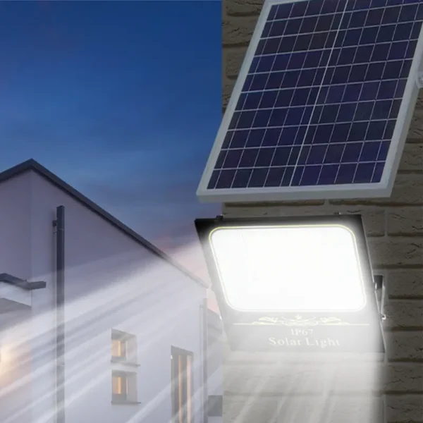 Ksolar. New Design Super Bright High 60W 100w 200w 300W Solar Panel Waterproof IP66 Efficiency Outdoor Solar LED Flood Light