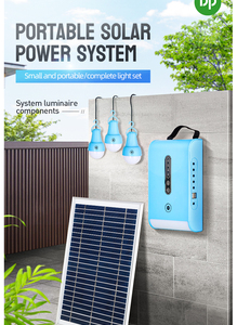 Durable, Lithium battery-powered, backup, Mini Solar LED Lighting Kits