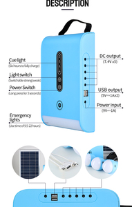 Durable, Lithium battery-powered, backup, Mini Solar LED Lighting Kits