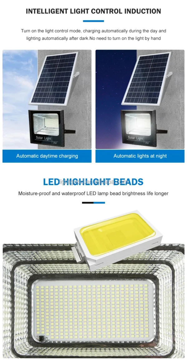 100W Solar flood Light