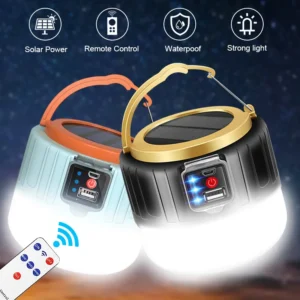 Solar Camping Lantern, your reliable companion for outdoor adventures and emergency situations.