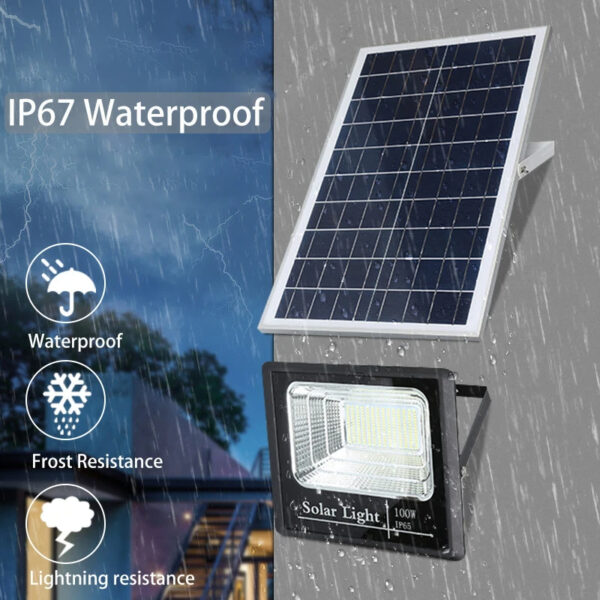 100W Solar flood Light